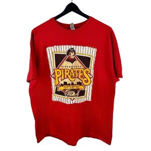 Mens Y2K Pittsburgh Pirates MLB Baseball Graphic Shirt Size XL